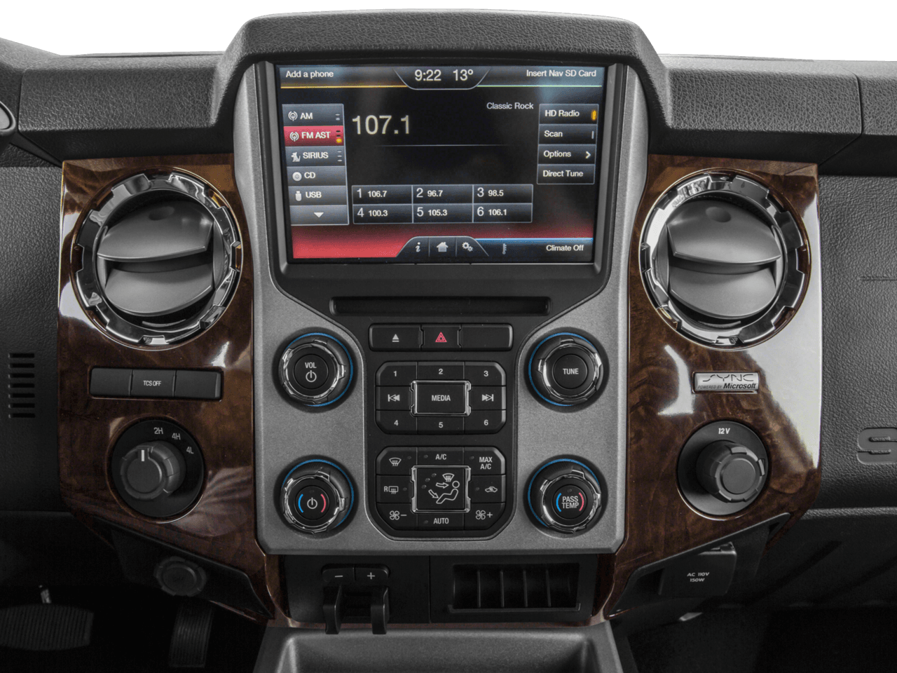 2016 Ford Super Duty F-450 DRW 4WD Crew Cab 172" Platinum - Interior Stereo System