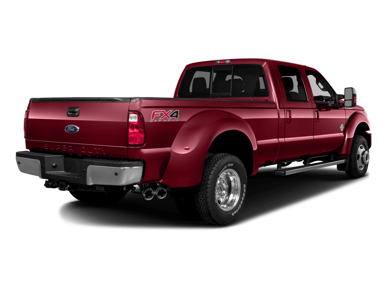2016 Ford Super Duty F-350 DRW 4WD Crew Cab 172" Lariat - Rear 3/4, facing to the right