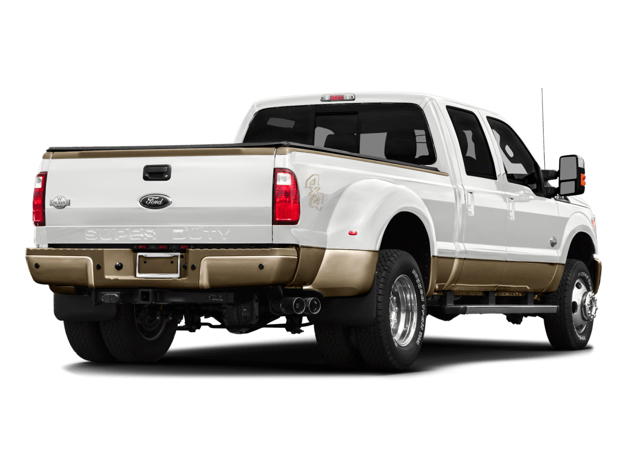 2016 Ford Super Duty F-350 DRW 4WD Crew Cab 172" King Ranch - Rear 3/4, facing to the right