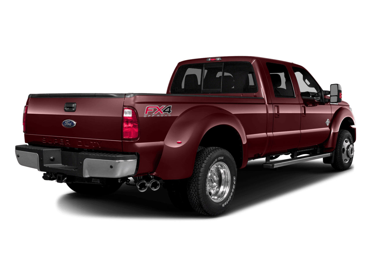 2016 Ford Super Duty F-350 DRW 4WD Crew Cab 172" Platinum - Rear 3/4, facing to the right