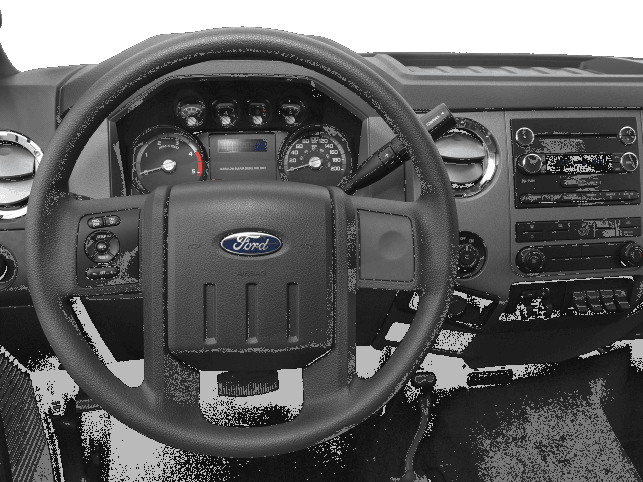 2016 Ford Super Duty F-350 DRW 4WD Reg Cab 137" XLT - Interior Drivers Dash