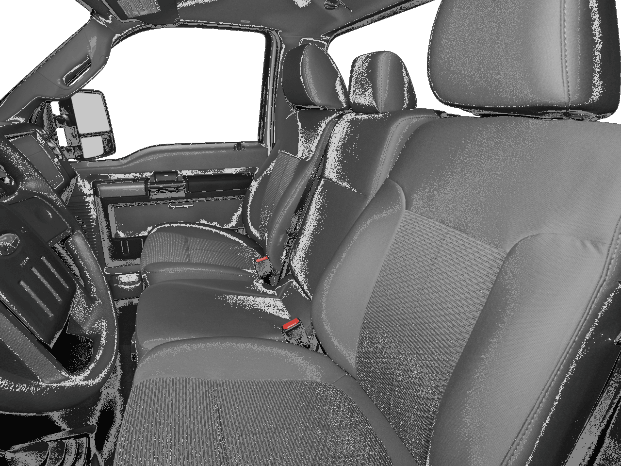 2016 Ford Super Duty F-350 DRW 4WD Reg Cab 137" XLT - Interior Driver's Side with Door Open, Front Seat Feature