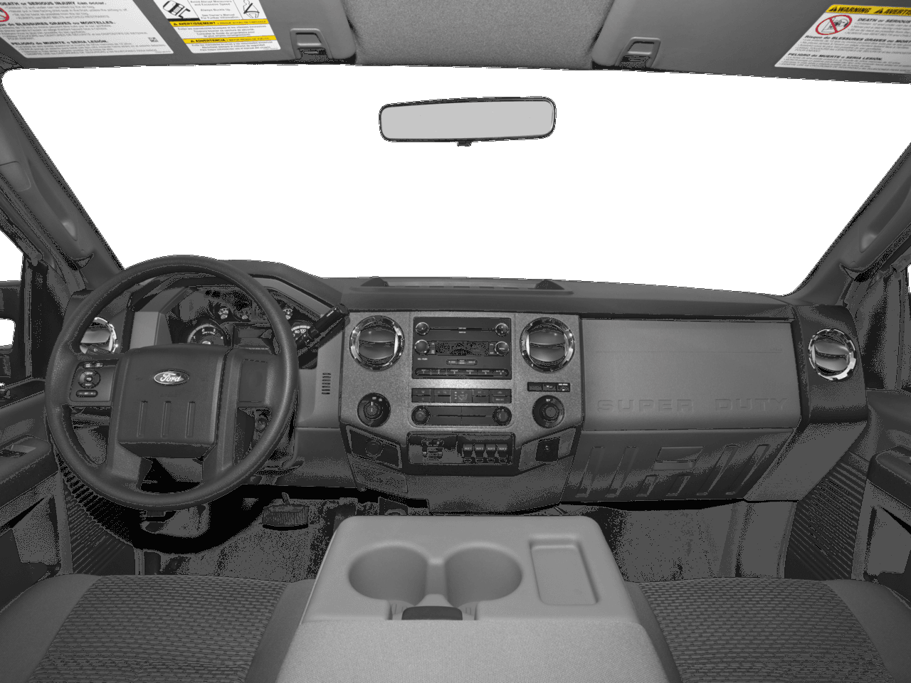 2016 Ford Super Duty F-350 DRW 4WD Reg Cab 137" XLT - Interior Full Dash Basic