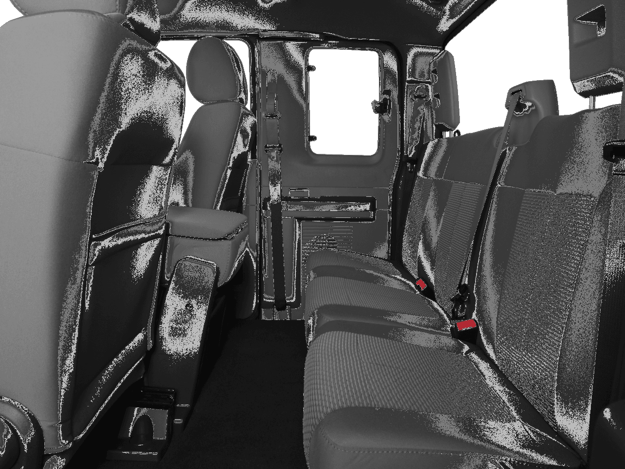 2016 Ford Super Duty F-350 DRW 4WD SuperCab 158" XL - Interior Rear seats