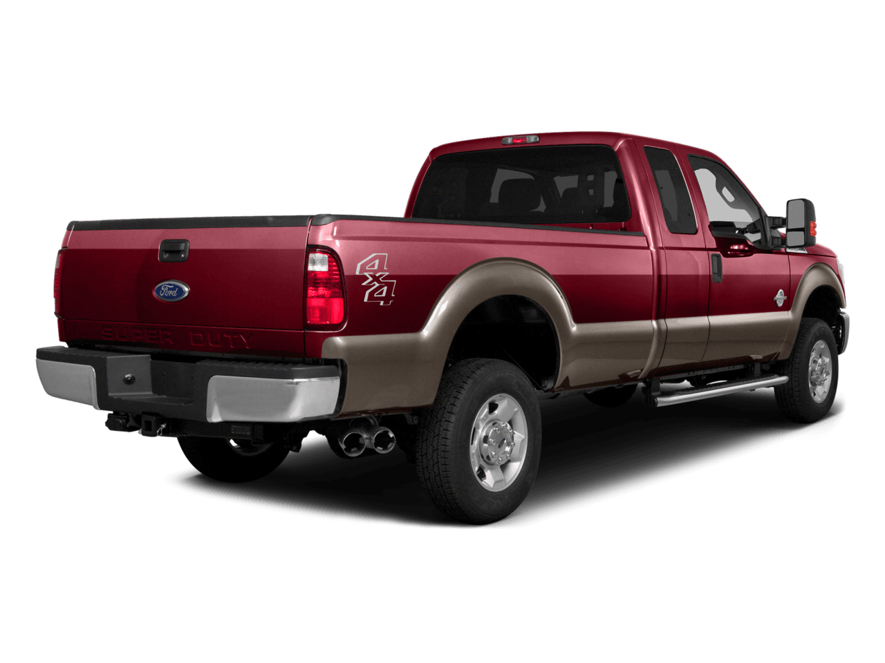 2016 Ford Super Duty F-350 DRW 4WD SuperCab 158" Lariat - Rear 3/4, facing to the right