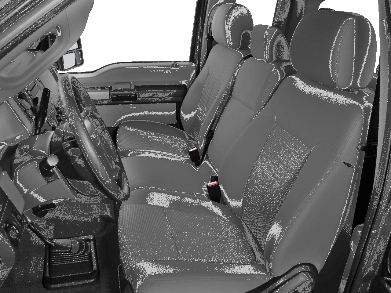 2016 Ford Super Duty F-350 DRW 2WD SuperCab 158" XLT - Interior Driver's Side with Door Open, Front Seat Feature