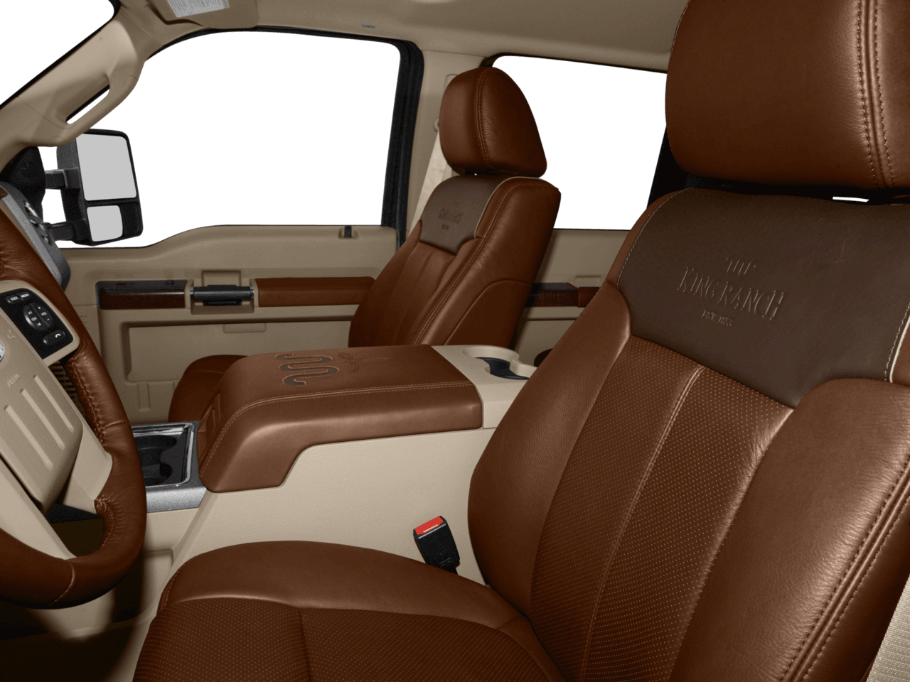 2016 Ford Super Duty F-350 DRW 2WD Crew Cab 172" King Ranch - Interior Driver's Side with Door Open, Front Seat Feature