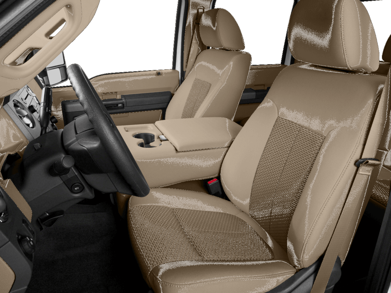 2016 Ford Super Duty F-350 SRW 4WD Crew Cab 156" XL - Interior Driver's Side with Door Open, Front Seat Feature