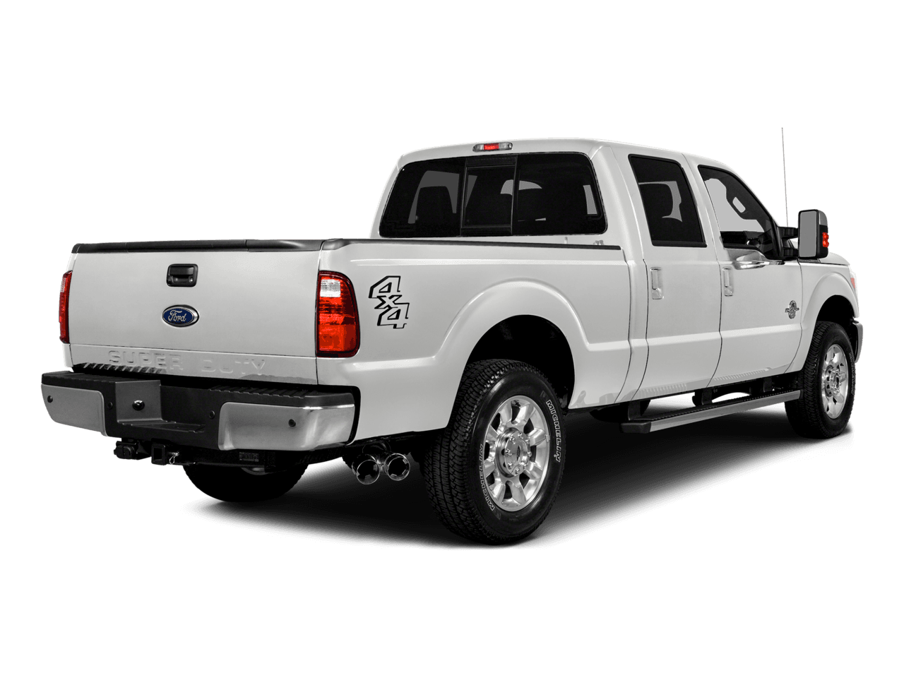 2016 Ford Super Duty F-250 SRW 4WD Crew Cab 172" Lariat - Rear 3/4, facing to the right