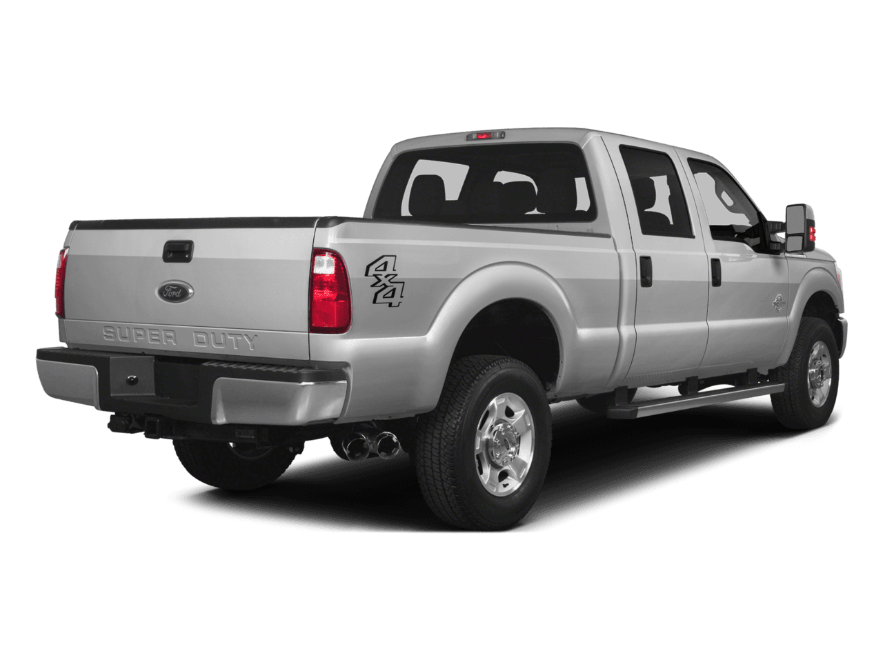 2016 Ford Super Duty F-250 SRW 4WD Crew Cab 172" Platinum - Rear 3/4, facing to the right