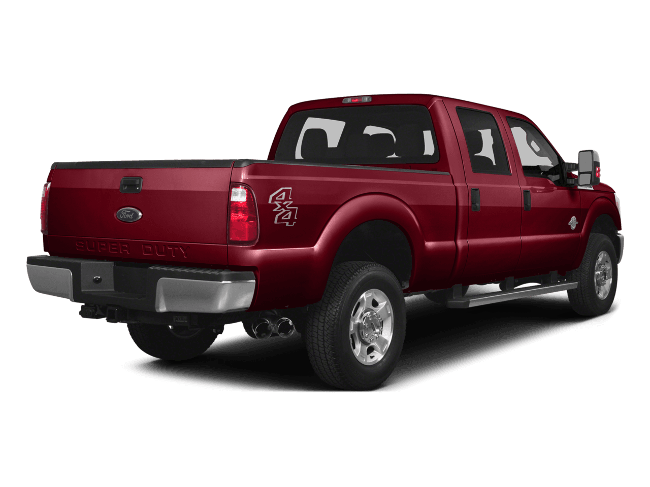 2016 Ford Super Duty F-250 SRW 4WD Crew Cab 156" Platinum - Rear 3/4, facing to the right