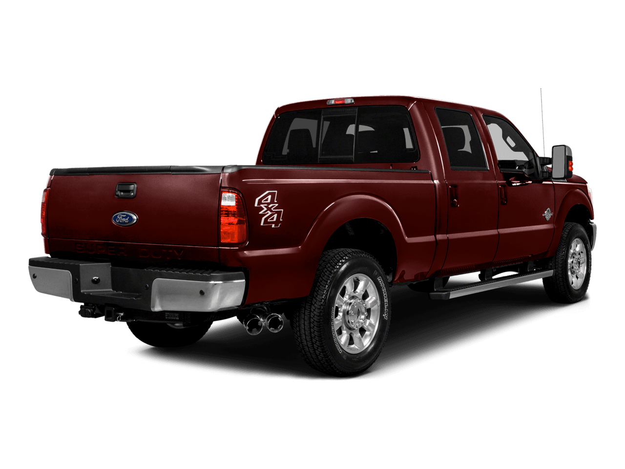 2016 Ford Super Duty F-250 SRW 4WD Crew Cab 156" Lariat - Rear 3/4, facing to the right