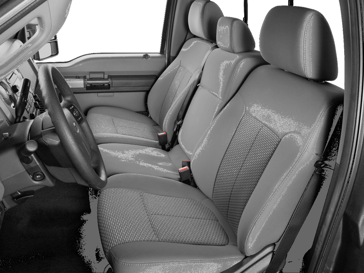 2016 Ford Super Duty F-250 SRW 2WD Reg Cab 137" XL - Interior Driver's Side with Door Open, Front Seat Feature