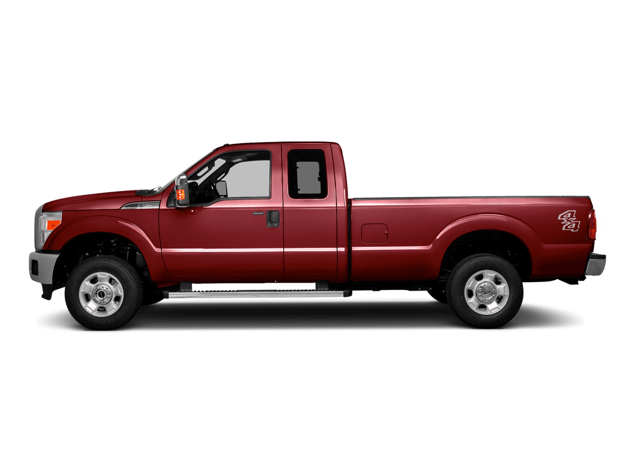 2016 Ford Super Duty F-250 SRW 4WD SuperCab 158" XLT - Profile, facing to the left