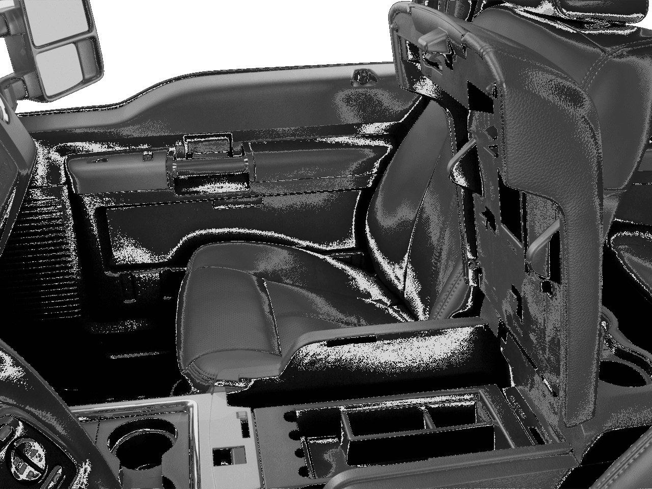 2016 Ford Super Duty F-250 SRW 4WD Crew Cab 172" XLT - Interior Center Storage Console