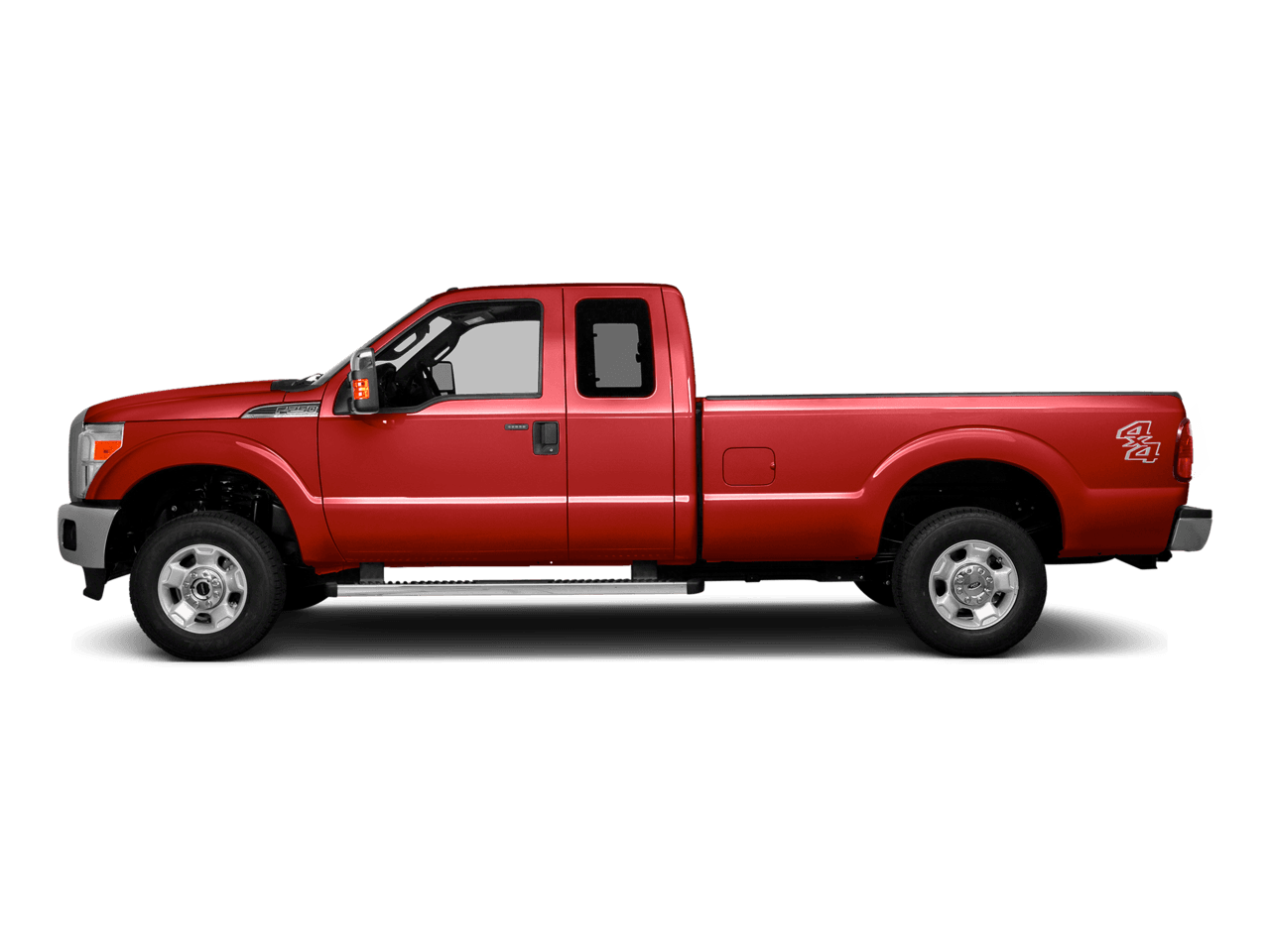 2016 Ford Super Duty F-250 SRW 2WD SuperCab 142" Lariat - Profile, facing to the left