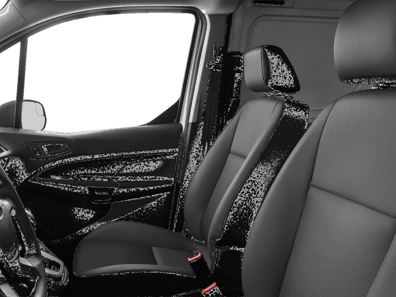 2016 Ford Transit Connect LWB XL - Interior Driver's Side with Door Open, Front Seat Feature