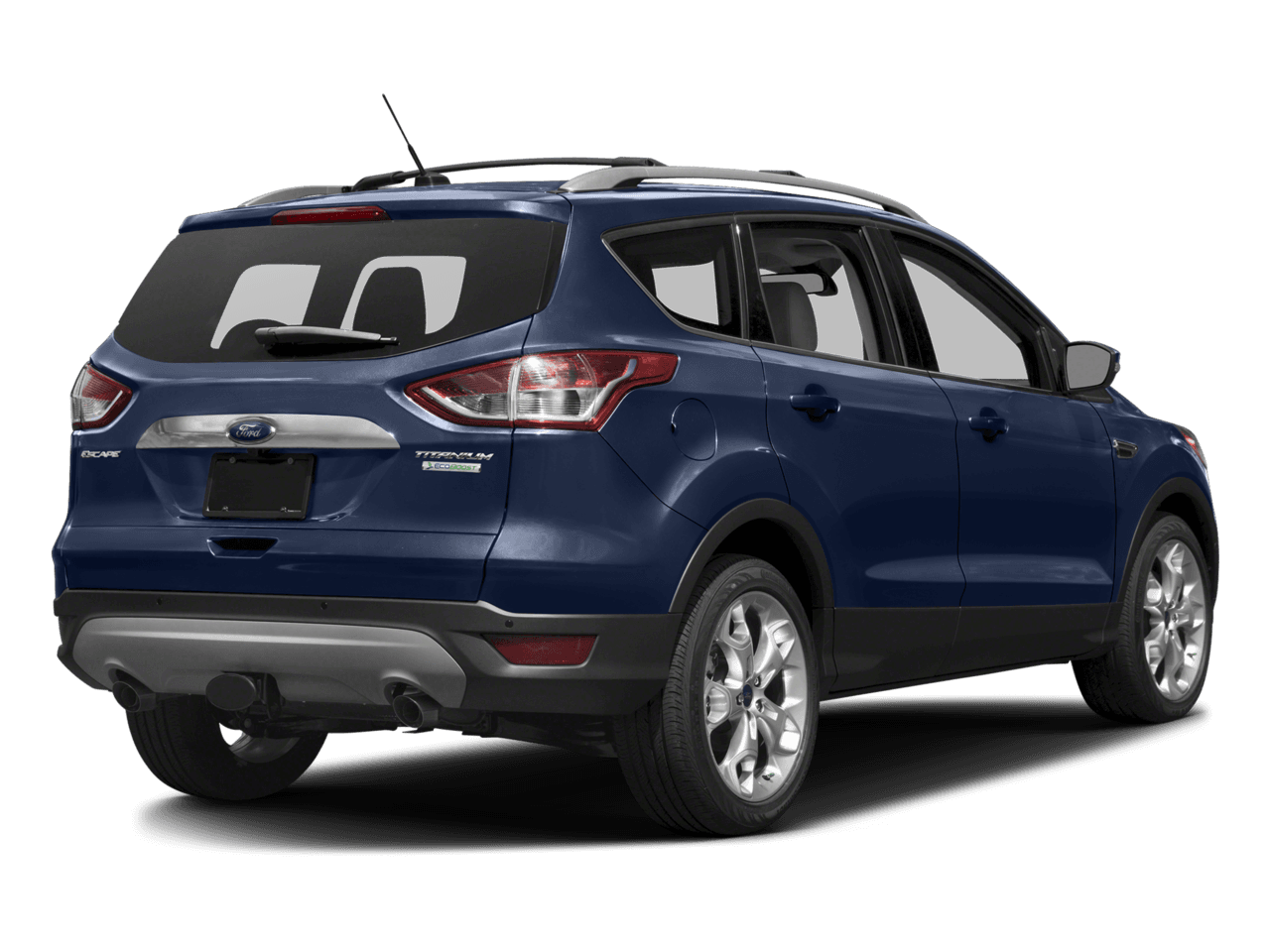 2016 Ford Escape FWD 4dr Titanium - Rear 3/4, facing to the right