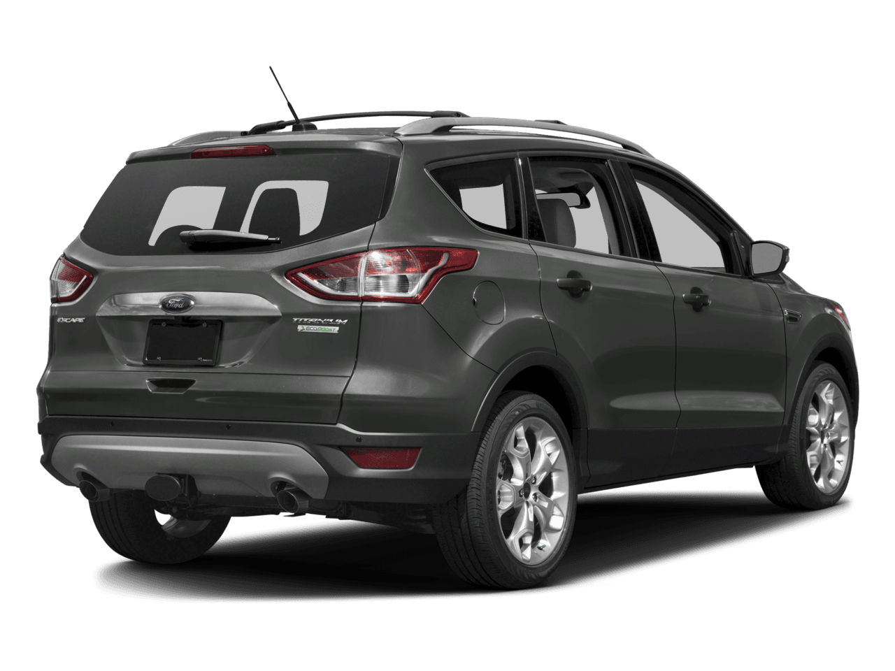 2016 Ford Escape FWD 4dr Titanium - Rear 3/4, facing to the right