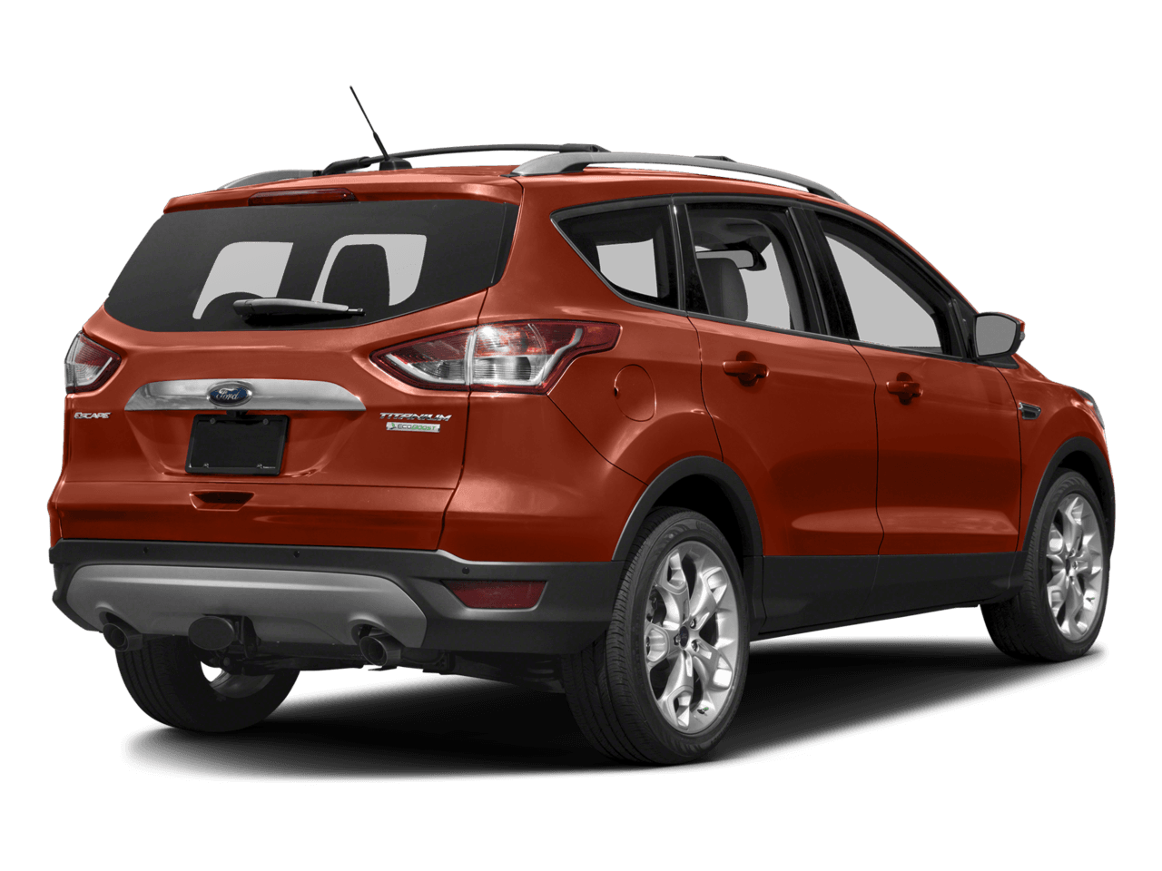 2016 Ford Escape FWD 4dr Titanium - Rear 3/4, facing to the right