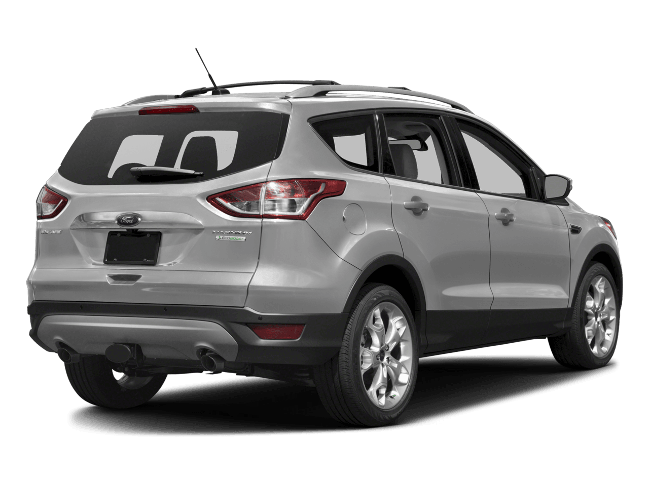 2016 Ford Escape FWD 4dr Titanium - Rear 3/4, facing to the right