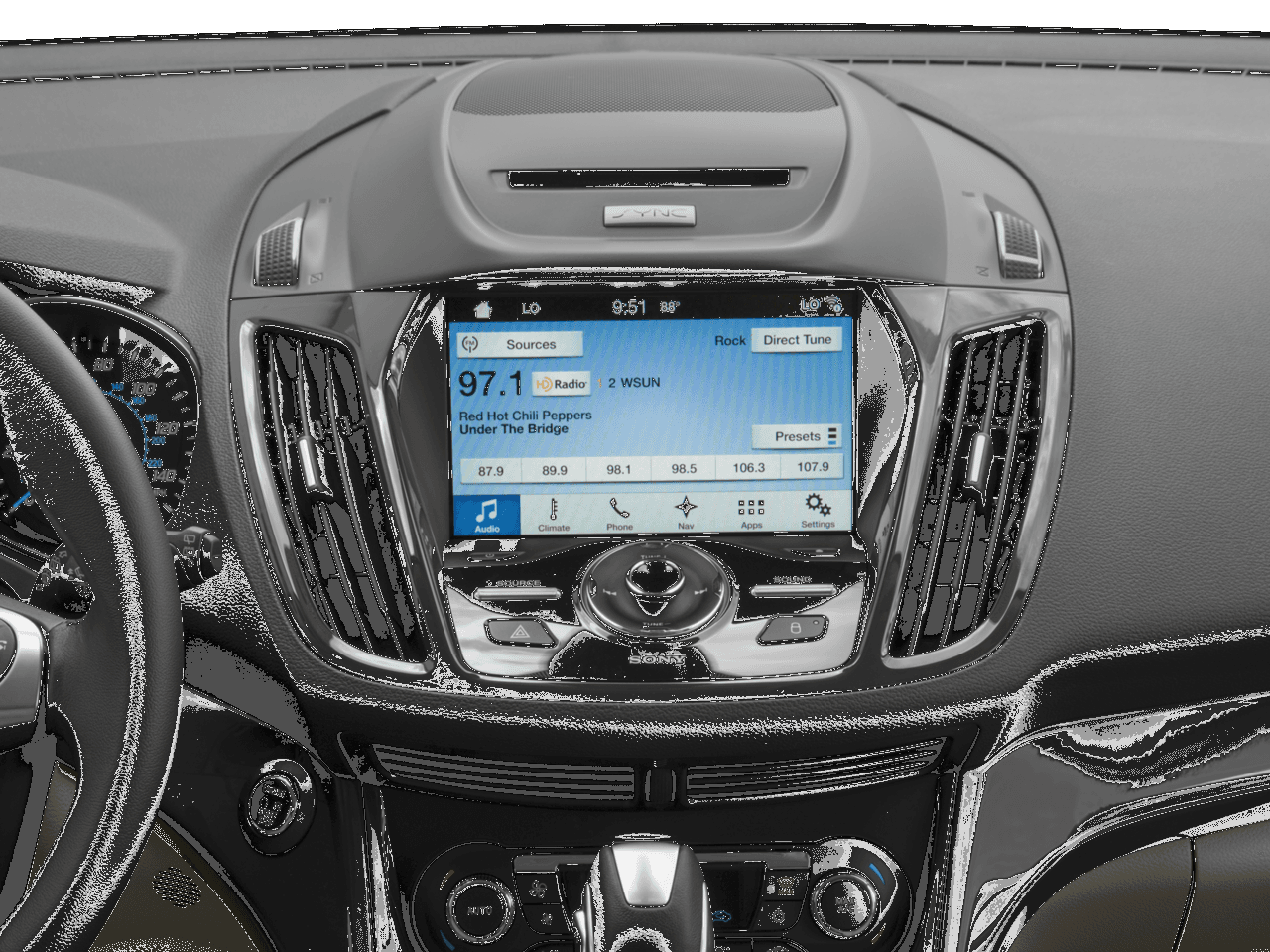 2016 Ford Escape 4WD 4dr Titanium - Interior Stereo System