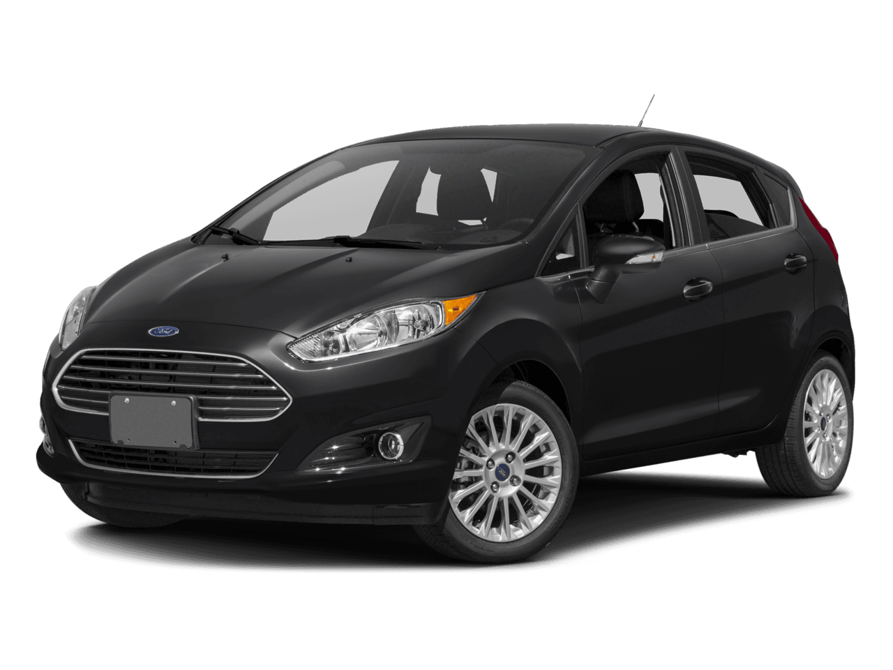 2016 Ford Fiesta 5dr HB Titanium - Front 3/4, facing to the left