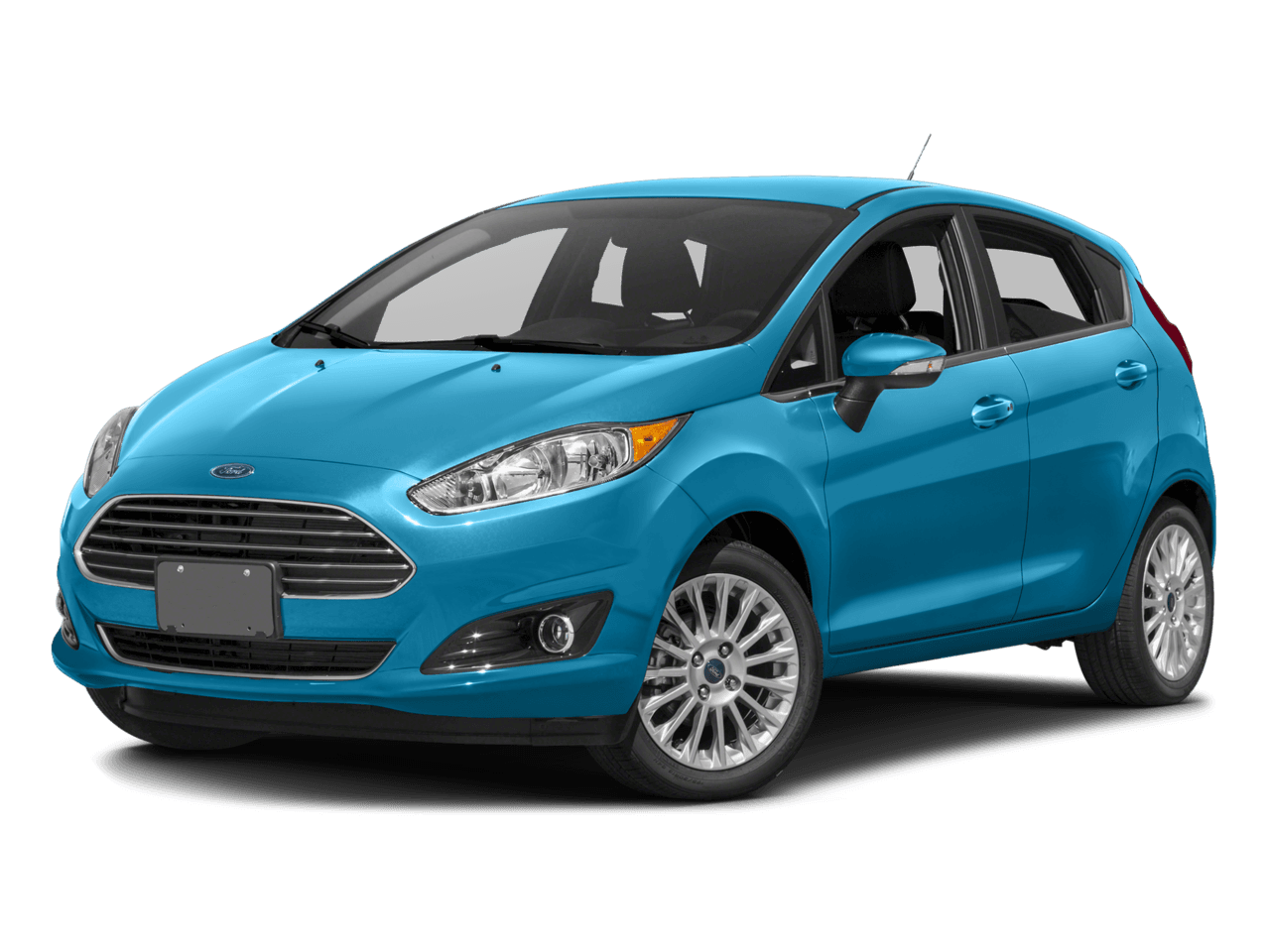 2016 Ford Fiesta 5dr HB Titanium - Front 3/4, facing to the left