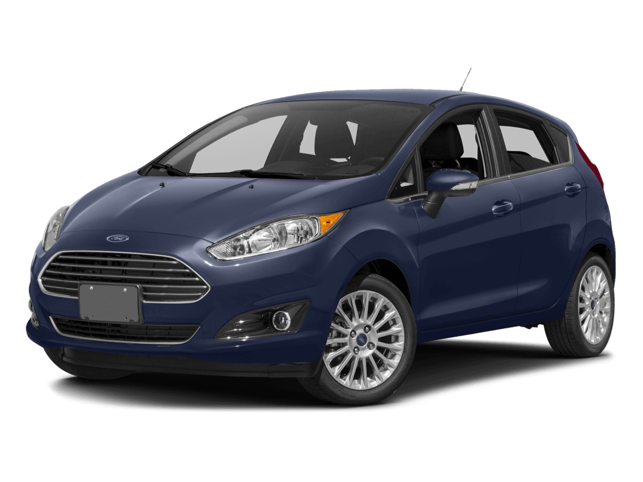 2016 Ford Fiesta 5dr HB Titanium - Front 3/4, facing to the left