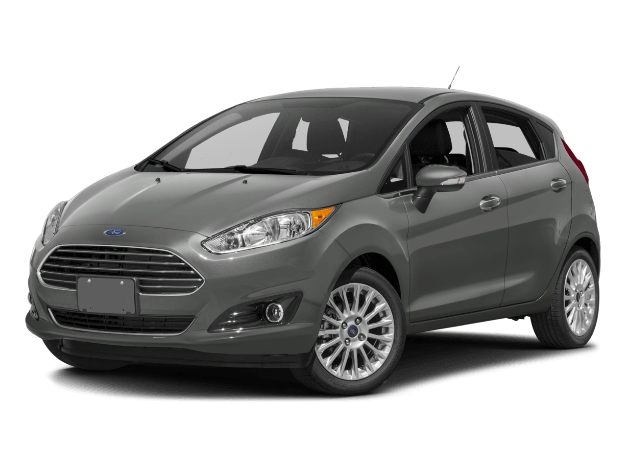 2016 Ford Fiesta 5dr HB Titanium - Front 3/4, facing to the left