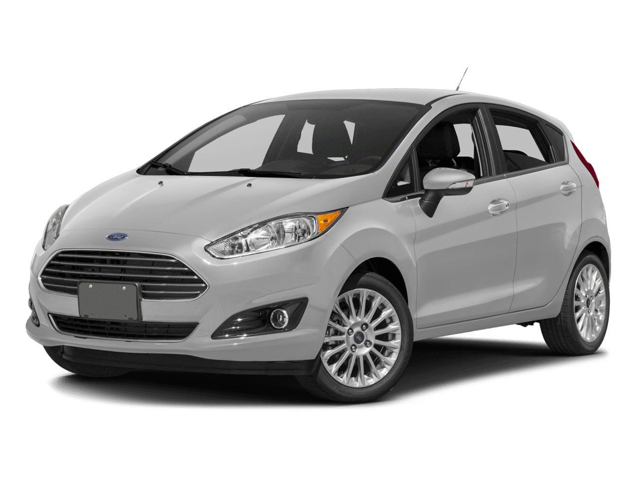 2016 Ford Fiesta 5dr HB Titanium - Front 3/4, facing to the left