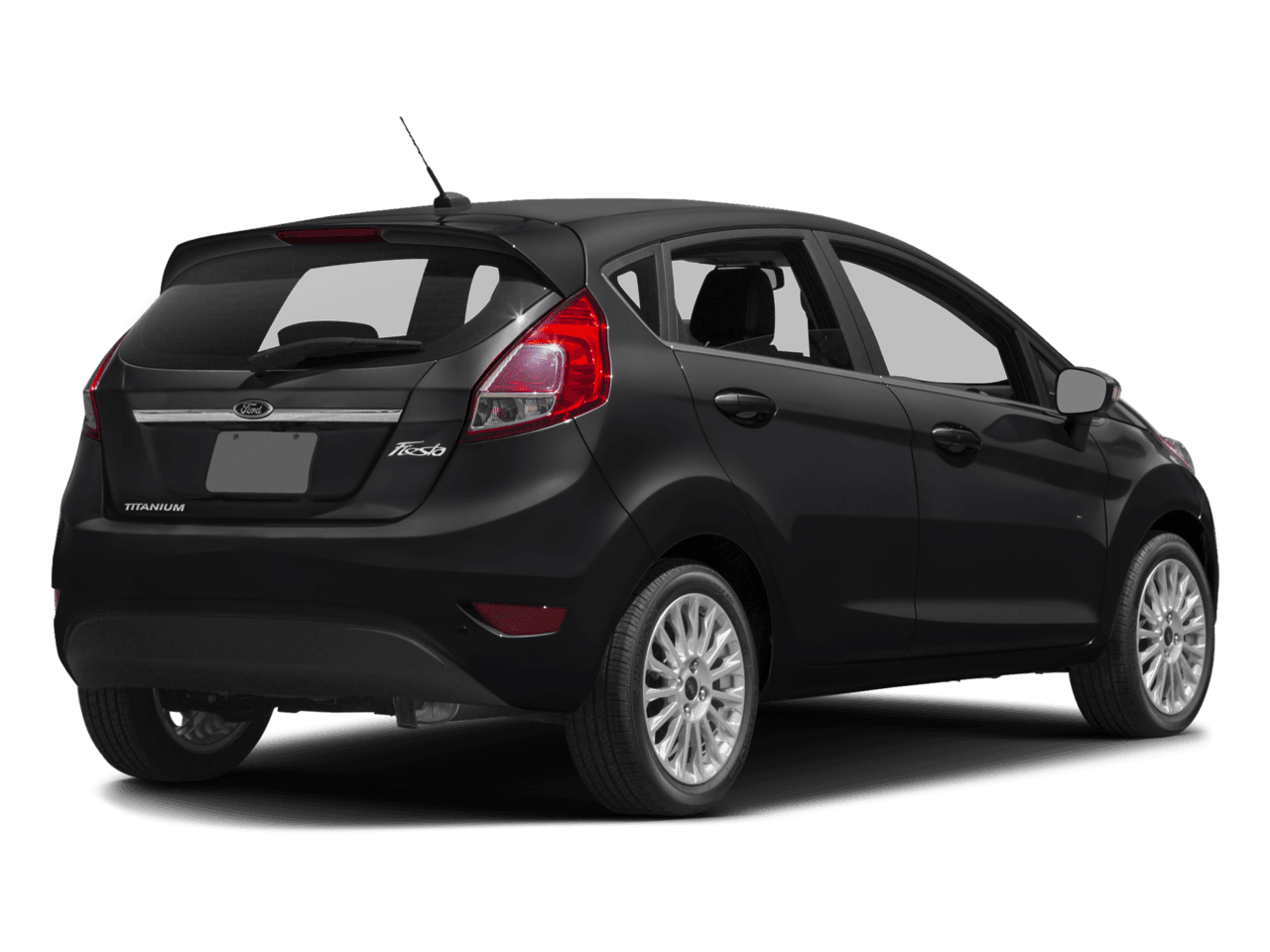 2016 Ford Fiesta 5dr HB Titanium - Rear 3/4, facing to the right