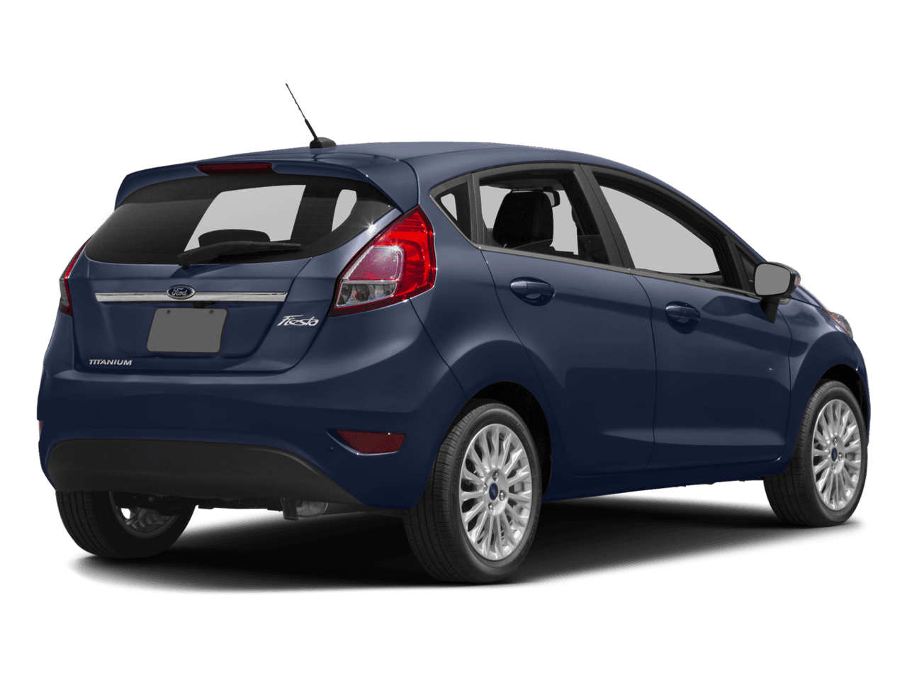 2016 Ford Fiesta 5dr HB Titanium - Rear 3/4, facing to the right