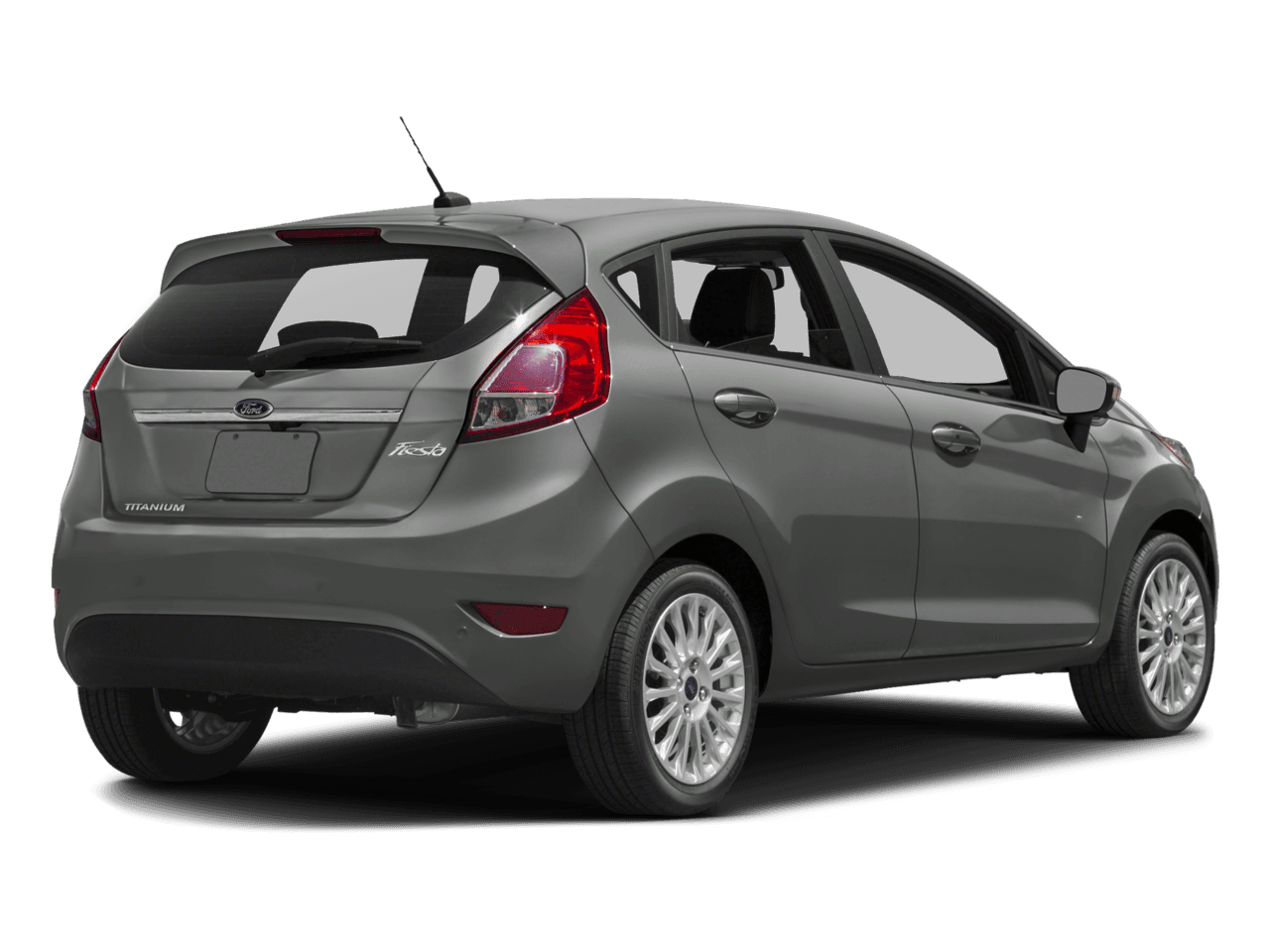2016 Ford Fiesta 5dr HB Titanium - Rear 3/4, facing to the right