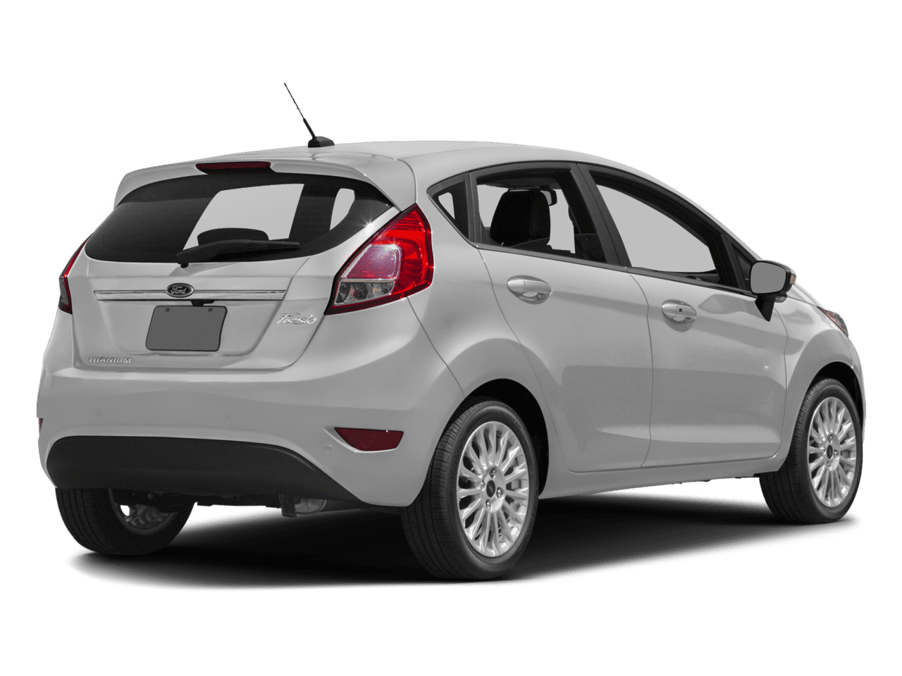 2016 Ford Fiesta 5dr HB Titanium - Rear 3/4, facing to the right