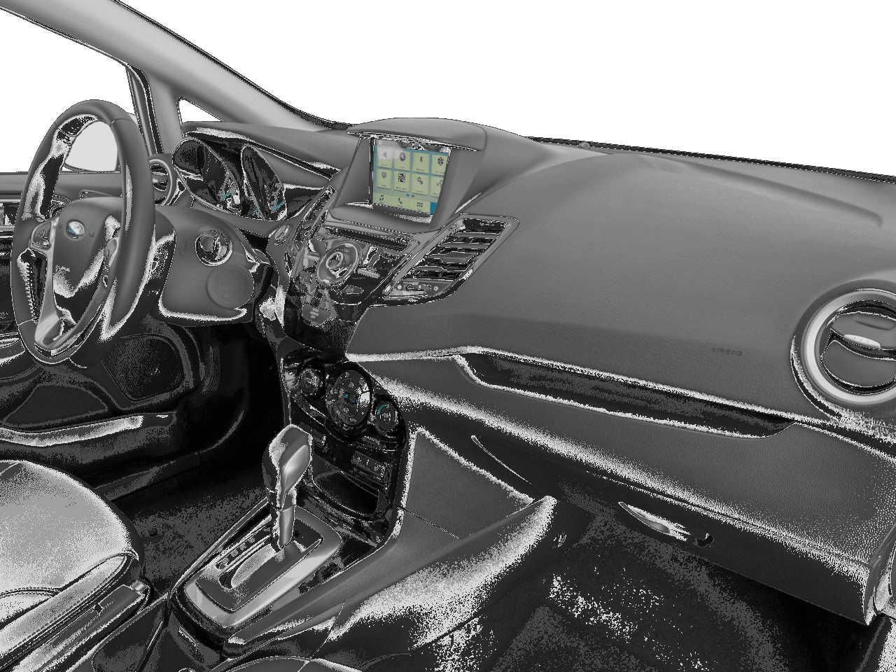 2016 Ford Fiesta 4dr Sdn Titanium - Interior Passenger Dash