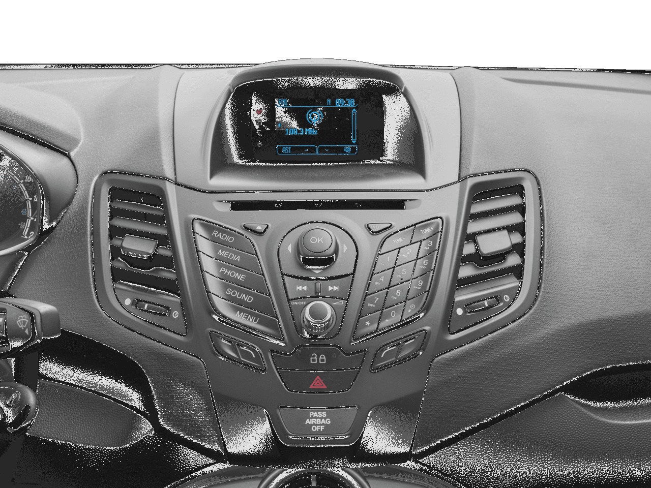2016 Ford Fiesta 4dr Sdn SE - Interior Stereo System