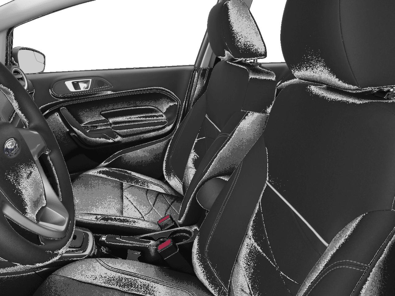 2016 Ford Fiesta 5dr HB SE - Interior Driver's Side with Door Open, Front Seat Feature