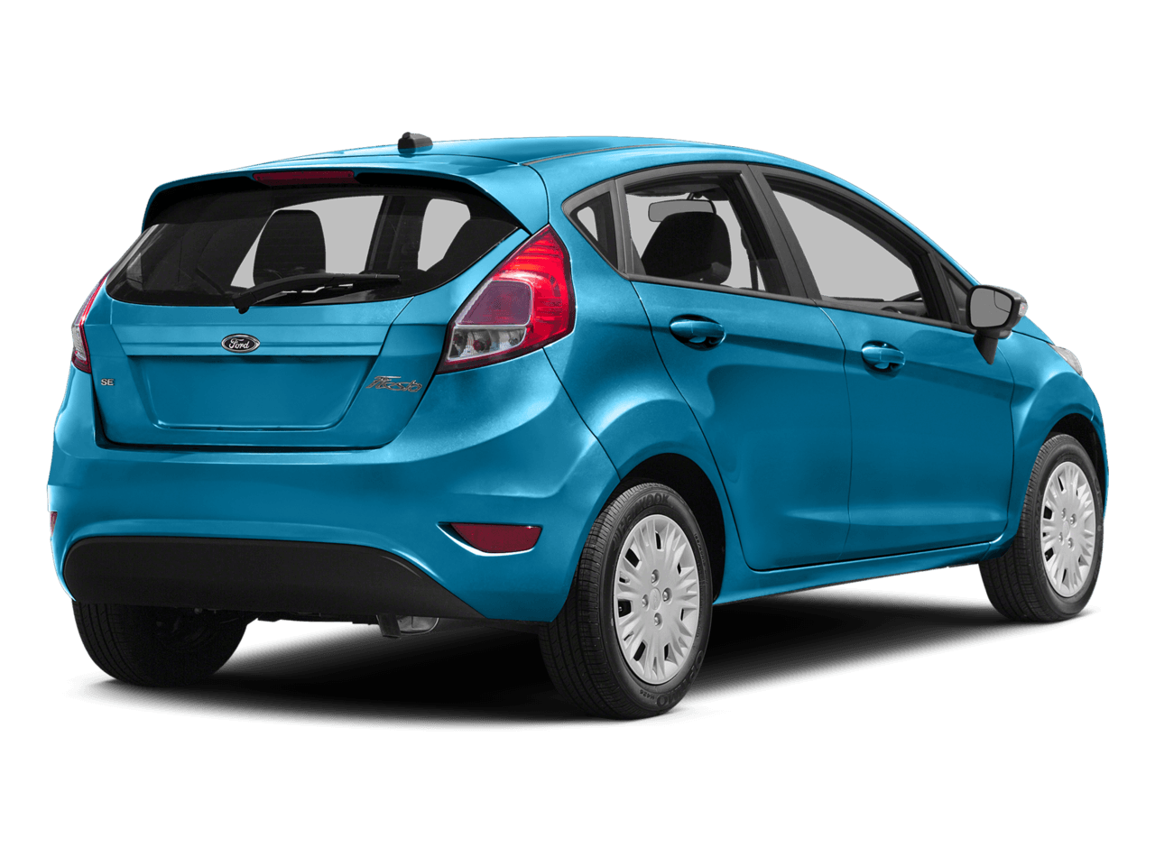 2016 Ford Fiesta 5dr HB SE - Rear 3/4, facing to the right