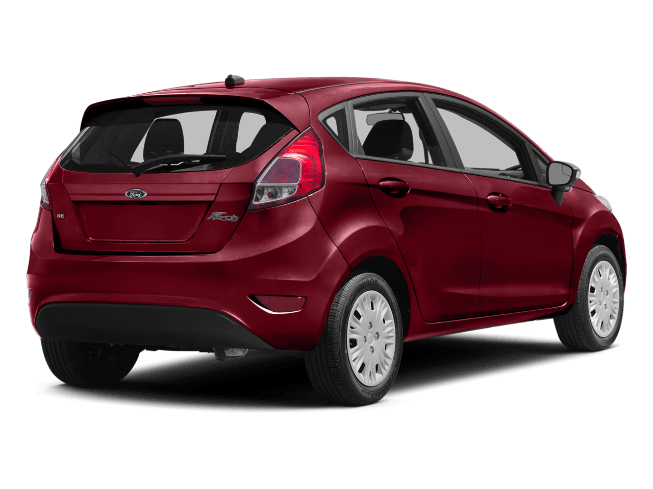 2016 Ford Fiesta 5dr HB SE - Rear 3/4, facing to the right