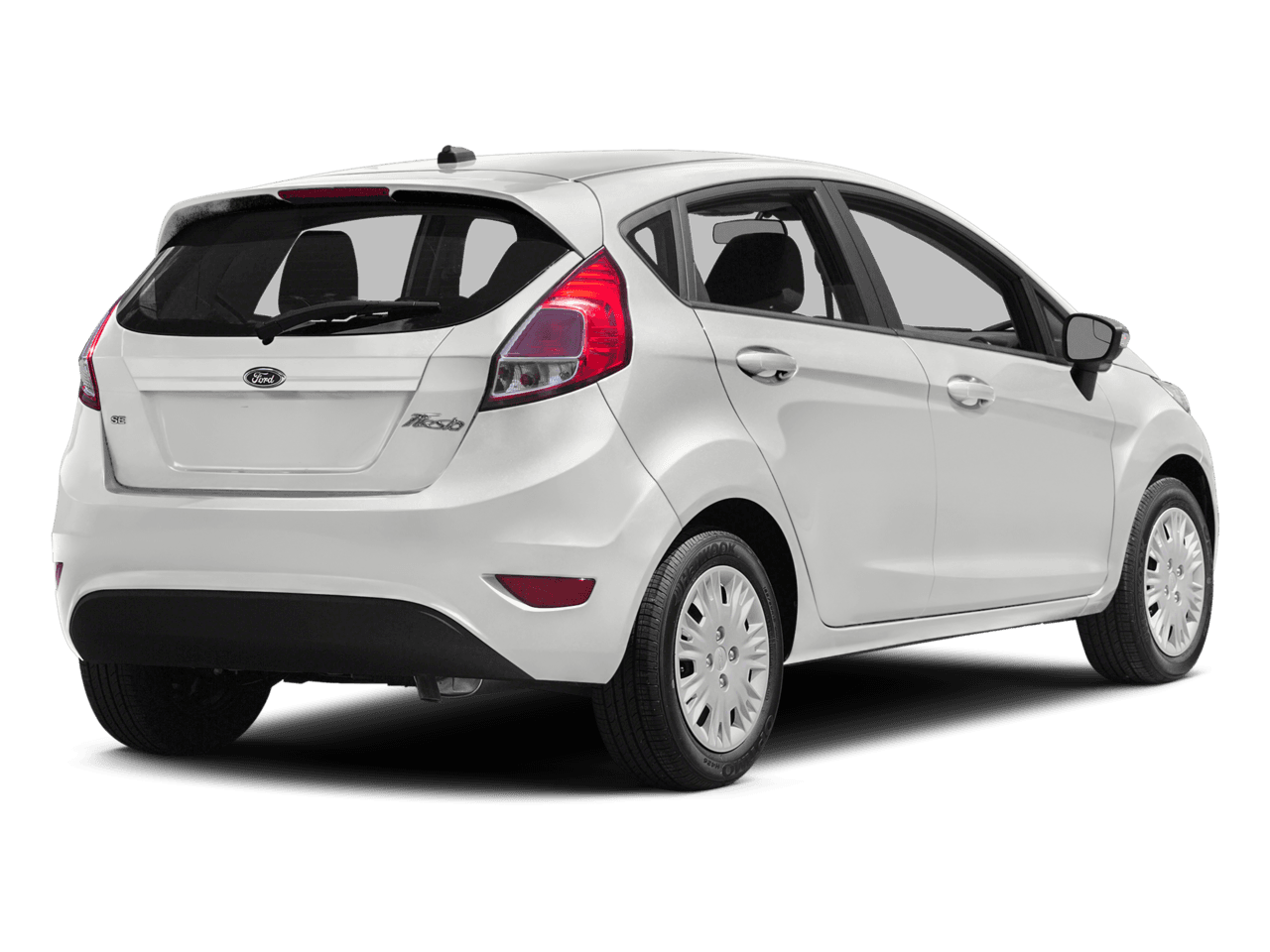 2016 Ford Fiesta 5dr HB SE - Rear 3/4, facing to the right