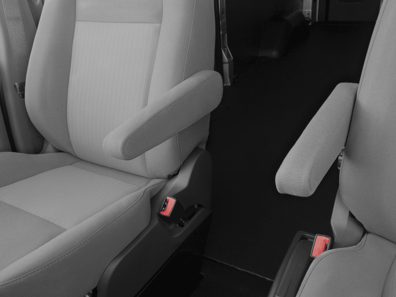 2016 Ford Transit Cargo Van T-150 148" Med Rf 8600 GVWR Sliding RH Dr - Interior Center Storage Console