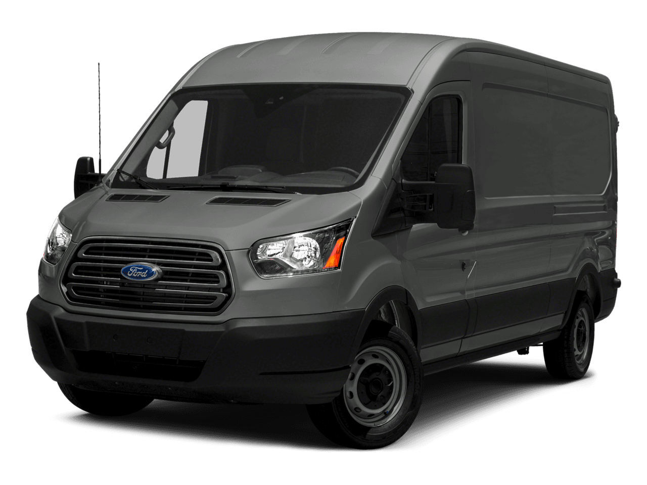 2016 Ford Transit Cargo Van T-150 148" Med Rf 8600 GVWR Dual Dr - Front 3/4, facing to the left
