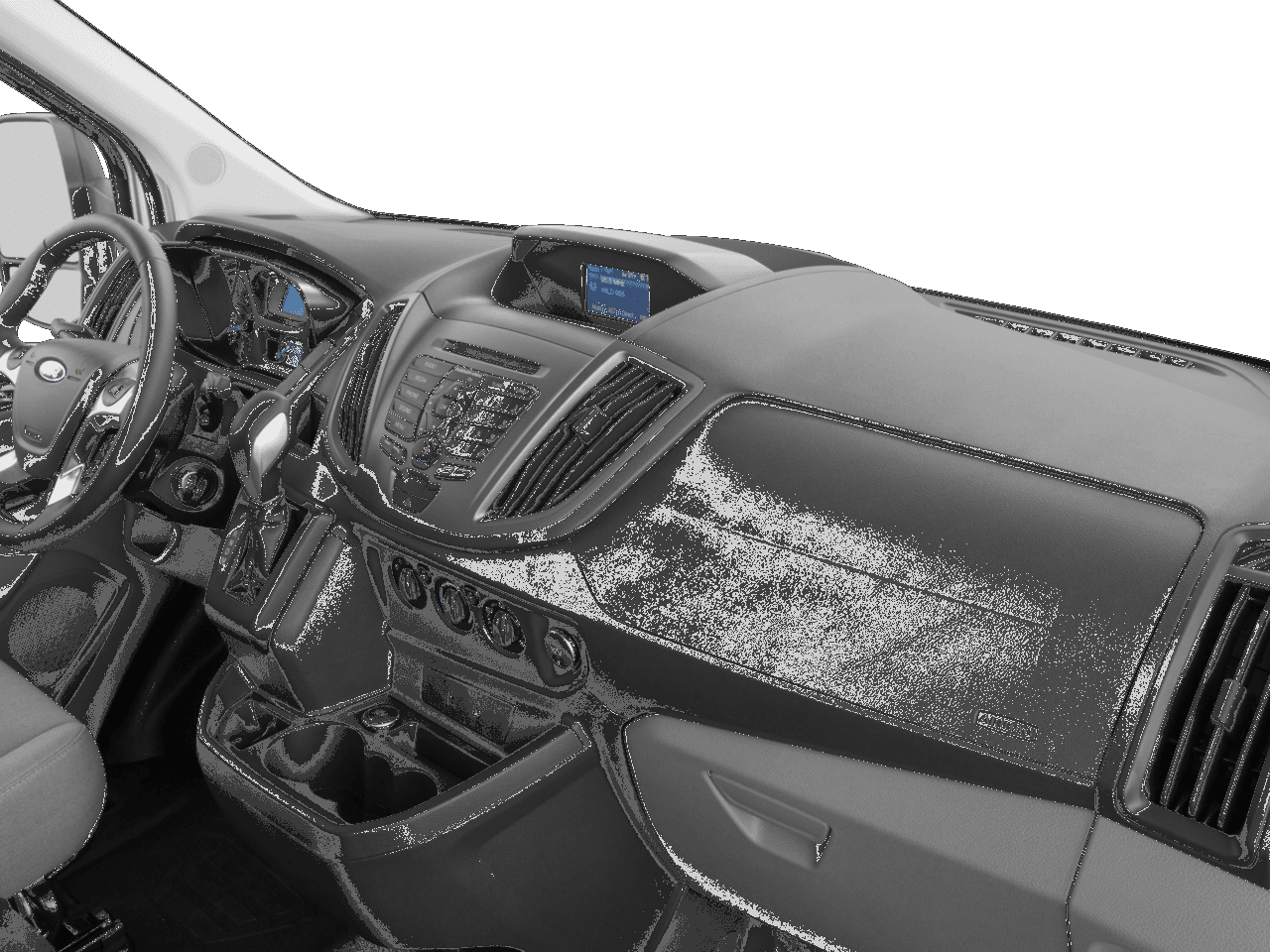 2016 Ford Transit Cargo Van T-150 148" Med Rf 8600 GVWR Dual Dr - Interior Passenger Dash