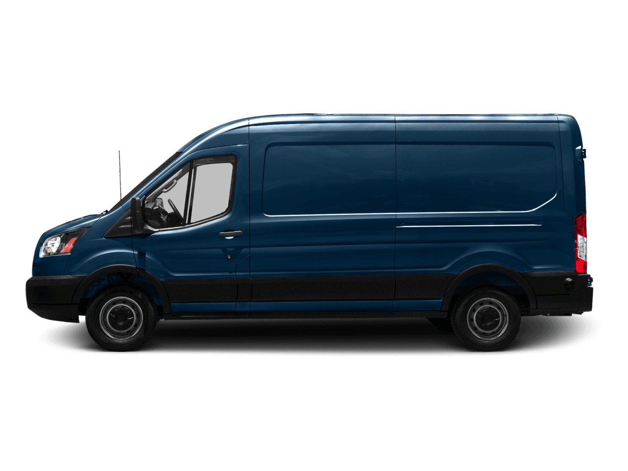2016 Ford Transit Cargo Van T-150 148" Med Rf 8600 GVWR Dual Dr - Profile, facing to the left