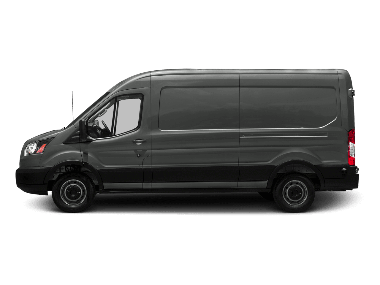 2016 Ford Transit Cargo Van T-150 148" Med Rf 8600 GVWR Dual Dr - Profile, facing to the left