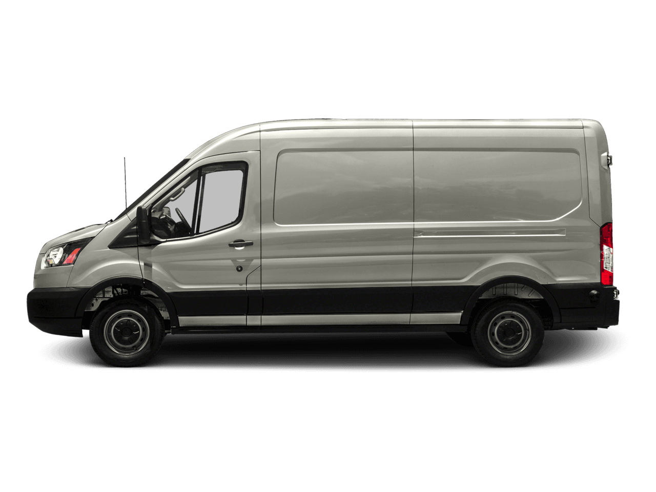 2016 Ford Transit Cargo Van T-150 148" Med Rf 8600 GVWR Dual Dr - Profile, facing to the left