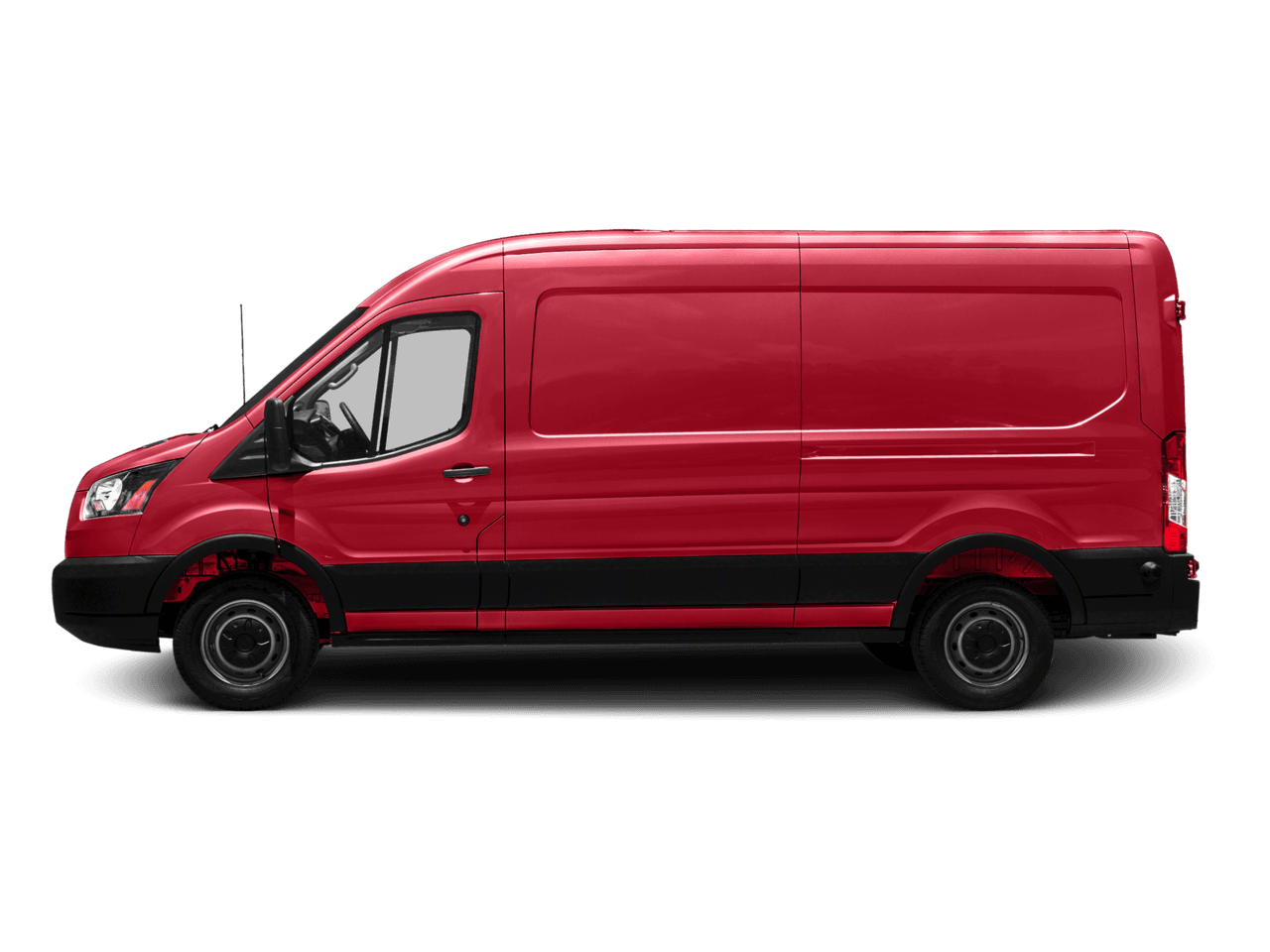 2016 Ford Transit Cargo Van T-150 148" Med Rf 8600 GVWR Dual Dr - Profile, facing to the left