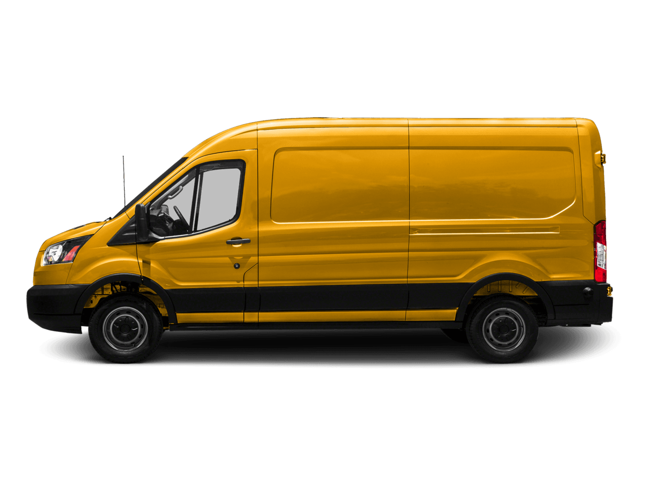 2016 Ford Transit Cargo Van T-150 148" Med Rf 8600 GVWR Dual Dr - Profile, facing to the left