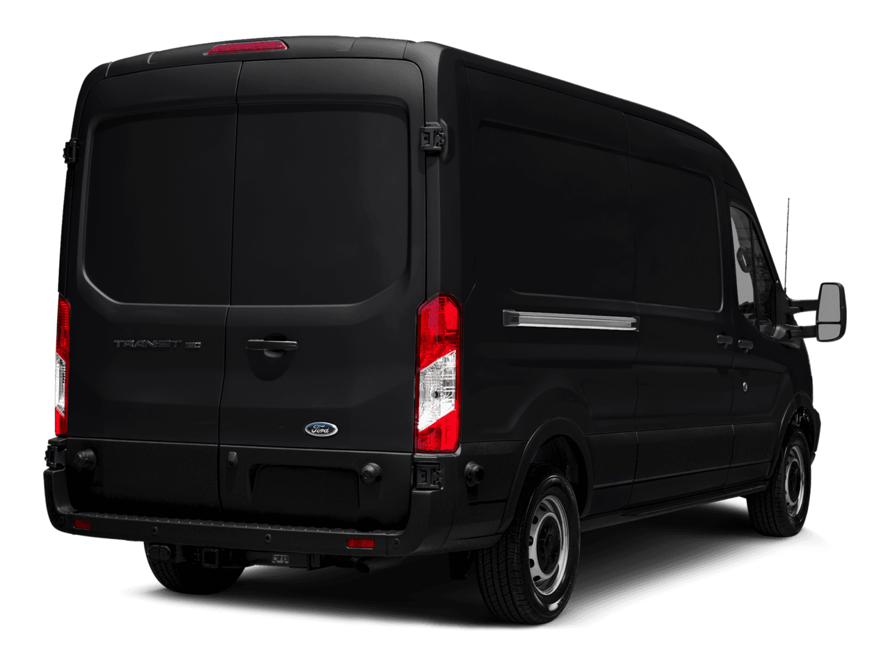 2016 Ford Transit Cargo Van T-150 148" Med Rf 8600 GVWR Dual Dr - Rear 3/4, facing to the right